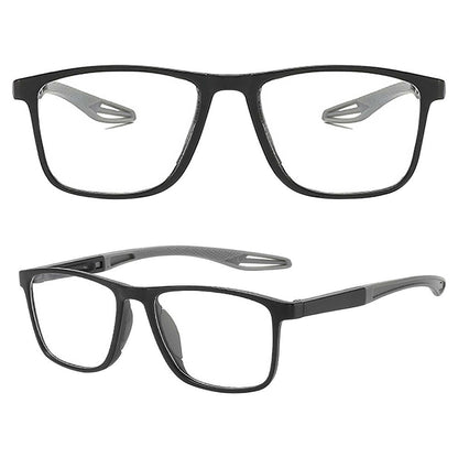 Sport Intelligent Photochromic Bifocal Reading Glasses Multi Focus Blue Light Blocking Presbyopia Glasses with Nose Pads for Men Women