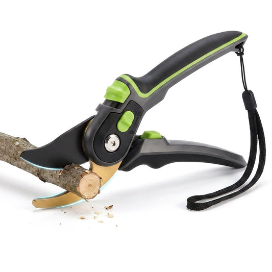 Garden Pruning Shears – Ergonomic Non-Slip Grip, Smooth & Precise Cuts, Comfortable for 1-Inch Branches, Shrubs & Roses