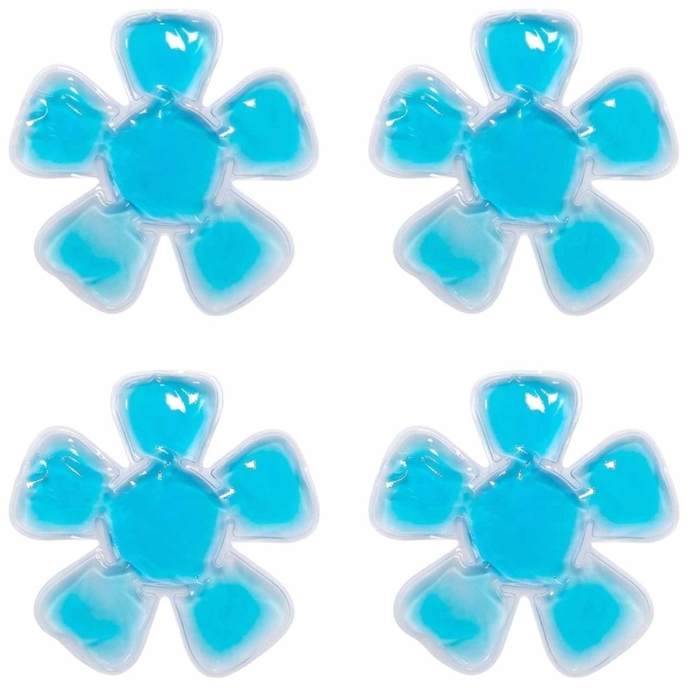 Cooling Gel Pack for Head, Gel Cooling Pack for Heat Relief 7.09 Inch Hard Hat Ice Liner Fits Catcher Helmets Sports Headwear Comfort Light Blue 4PCS