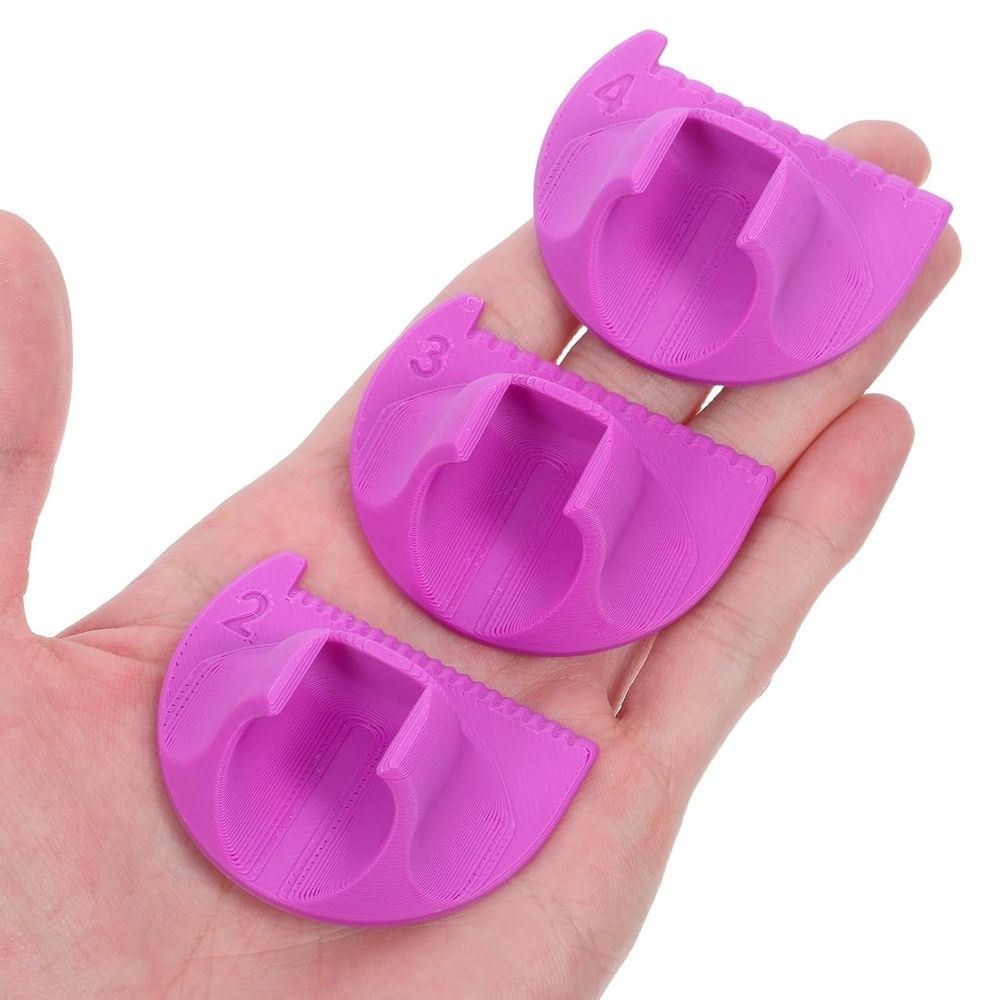 3pcs Mini Hand Sewing Rulers Plastic Seam Gauge Template for Quilting