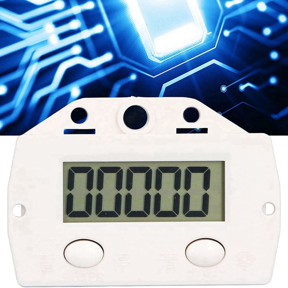 2X 5 Digit Electronic Digital Display Counter Proximity Industrial Magnetic Sensor Switch Punch Counter Induction Meter