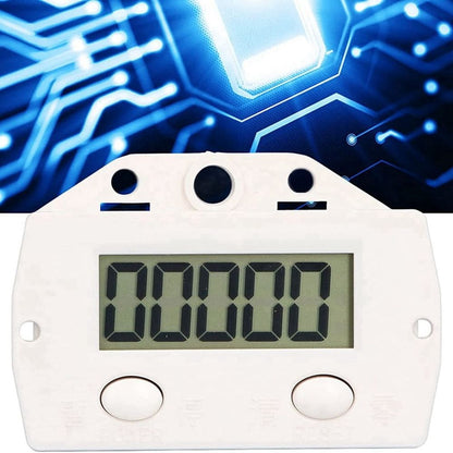 2X 5 Digit Electronic Digital Display Counter Proximity Industrial Magnetic Sensor Switch Punch Counter Induction Meter