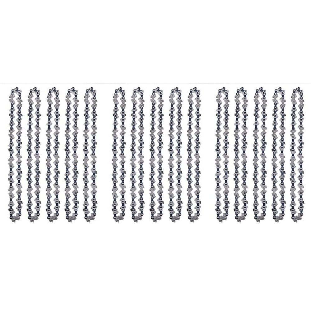Home Workshop 15-Pcs Chainsaw Chain for 6-Inch Chainsaw, Portable Replacement Saw Chain