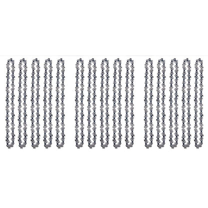 Home Workshop 15-Pcs Chainsaw Chain for 6-Inch Chainsaw, Portable Replacement Saw Chain