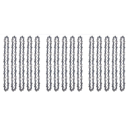 Home Workshop 15-Pcs Chainsaw Chain for 6-Inch Chainsaw, Portable Replacement Saw Chain