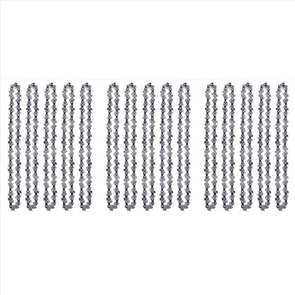 Home Workshop 15-Pcs Chainsaw Chain for 6-Inch Chainsaw, Portable Replacement Saw Chain