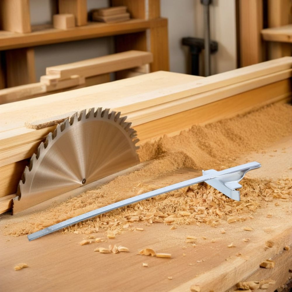 Heavy Duty Aluminum Circular Saw Guide with Measurement Scale for Precise Woodworking Cuts and Performance