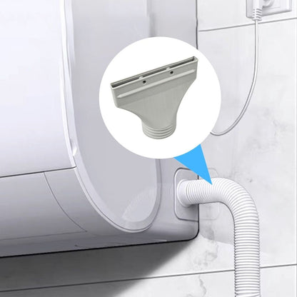 Air Conditioning Flat Hose Adapter, 10x22x25cm Flat AC Vent Window Kit for Air Conditioning Exhaust Hose, Portable AC Window Accessories