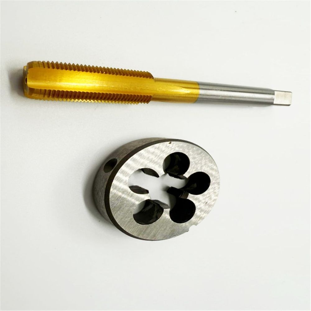 Professional 1/2 28UNEF Thread Tap And Die Set Suitable For Drill Press