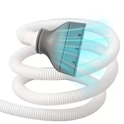 Flat Square Portable AC Exhaust Hose Window Adapter Universal Vent Connector, Secure Window Mount Exhaust Coupler Accessory For Mobile Air Conditioner Vent Hose Installation