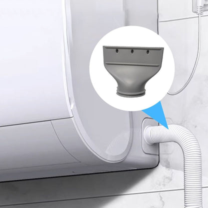 Flat Square Portable AC Exhaust Hose Window Adapter Universal Vent Connector, Secure Window Mount Exhaust Coupler Accessory For Mobile Air Conditioner Vent Hose Installation