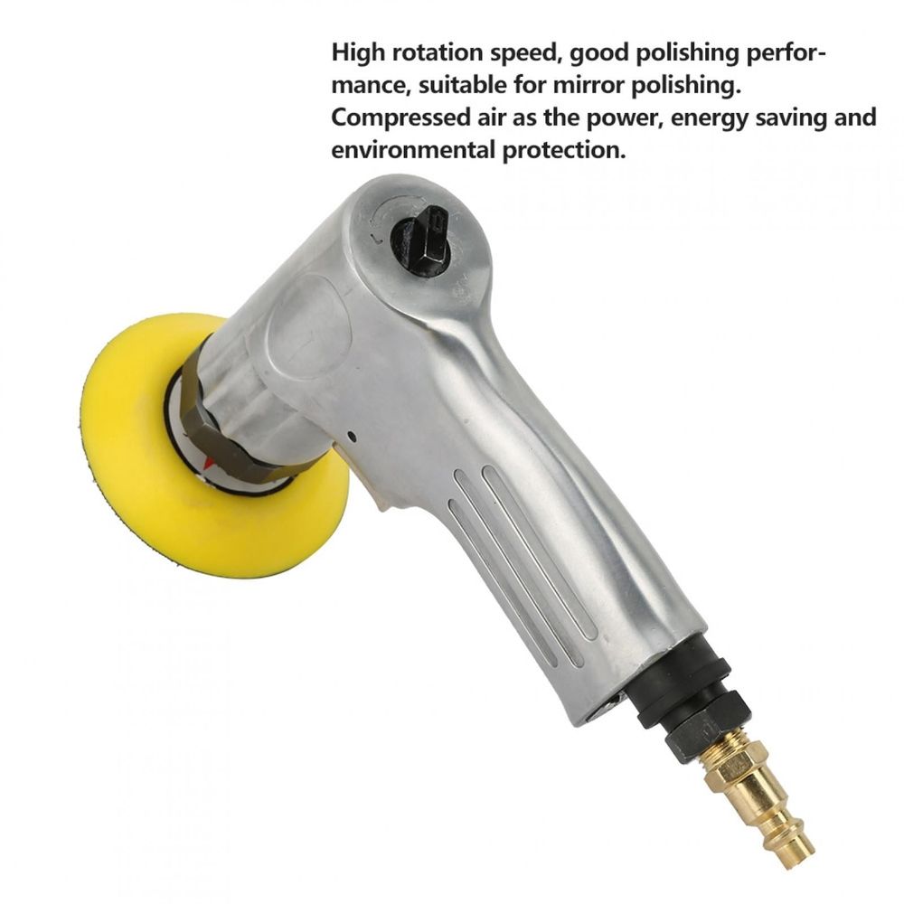 3 Inch Air Sander Pneumatic Polisher Machine Set Air Grinder Polishing Machine Tool