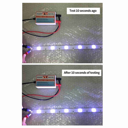 CA-300V Portable LED Lamp Beads Light Bar TV Backlight Tester LED Strips Beads Lamp Board Test Tool Capacitance Diode Voltage Testing with Switch