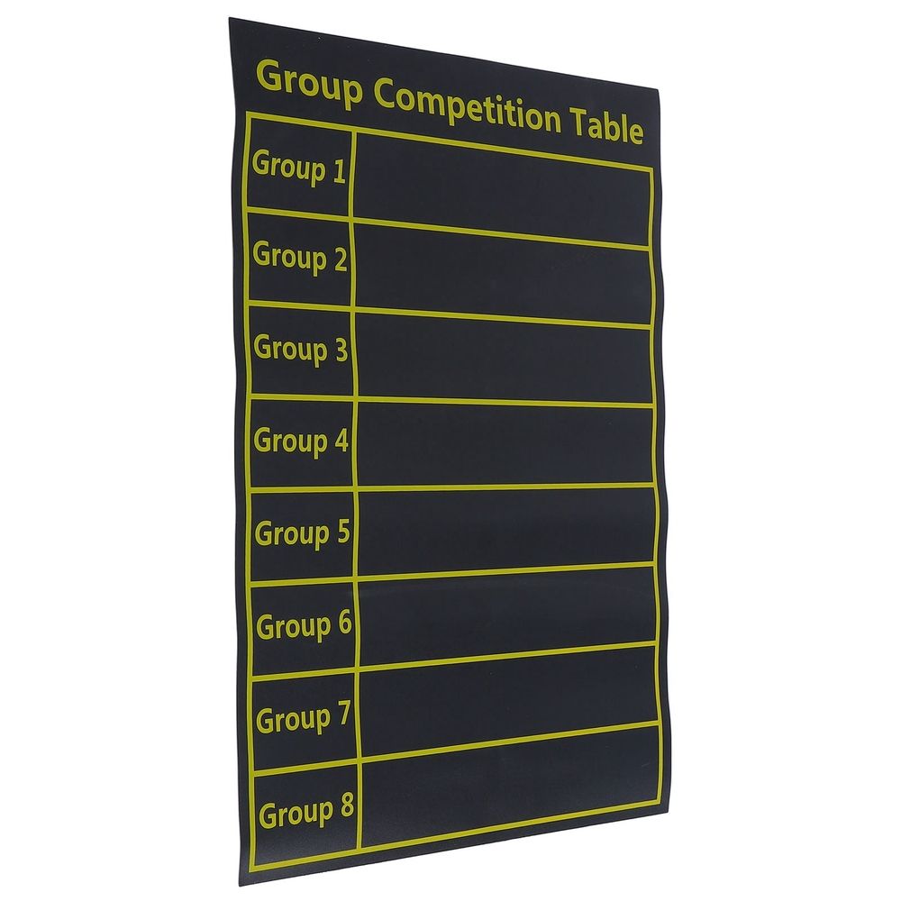 Flexible Magnetic Scoreboard Magnets Black for Office Classroom Supplies and Tracking