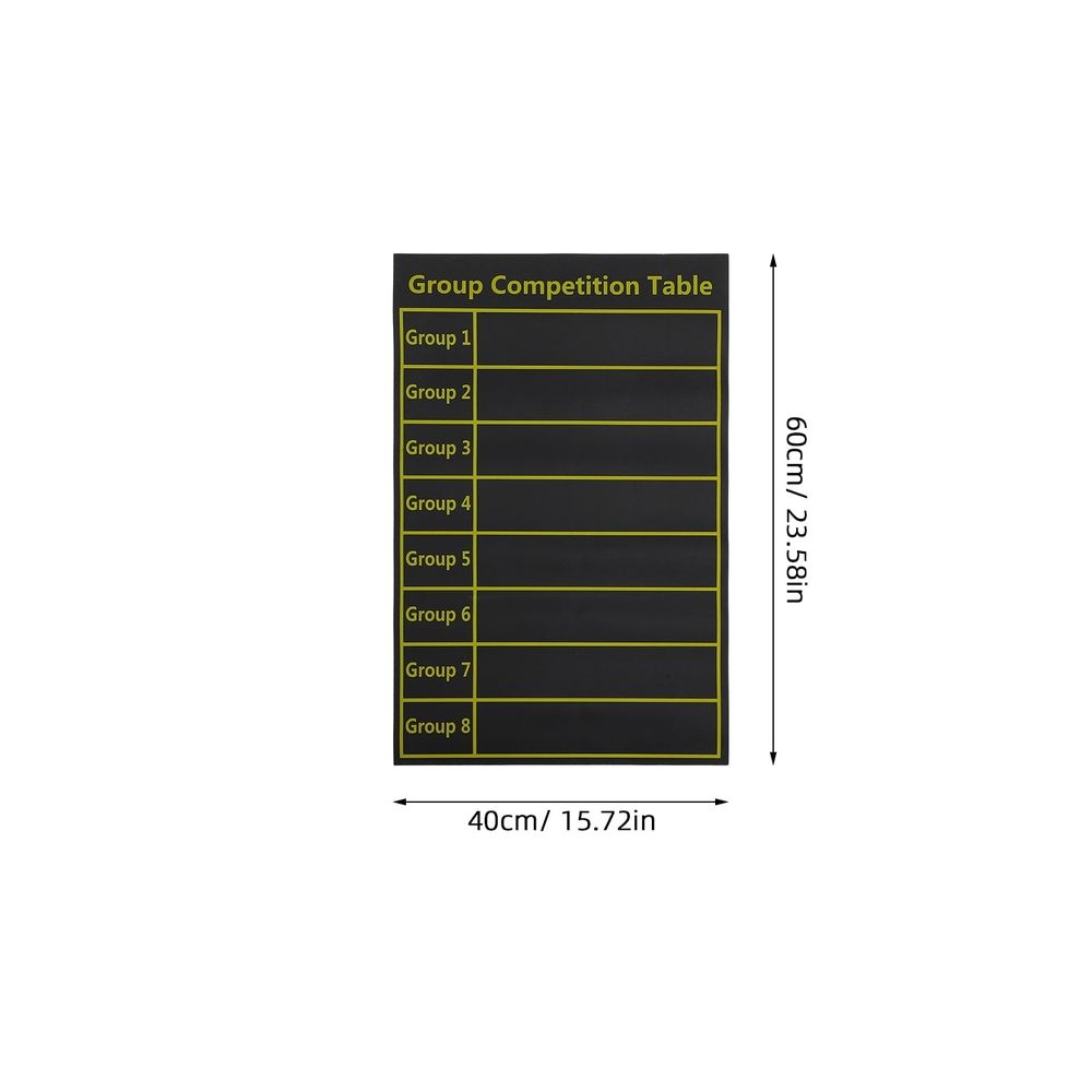Flexible Magnetic Scoreboard Magnets Black for Office Classroom Supplies and Tracking