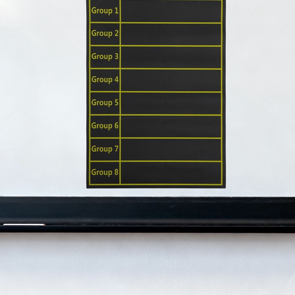 Flexible Magnetic Scoreboard Magnets Black for Office Classroom Supplies and Tracking