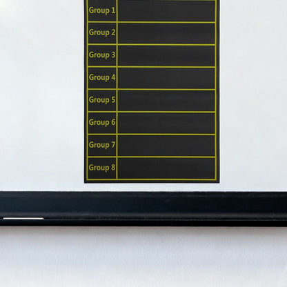 Flexible Magnetic Scoreboard Magnets Black for Office Classroom Supplies and Tracking