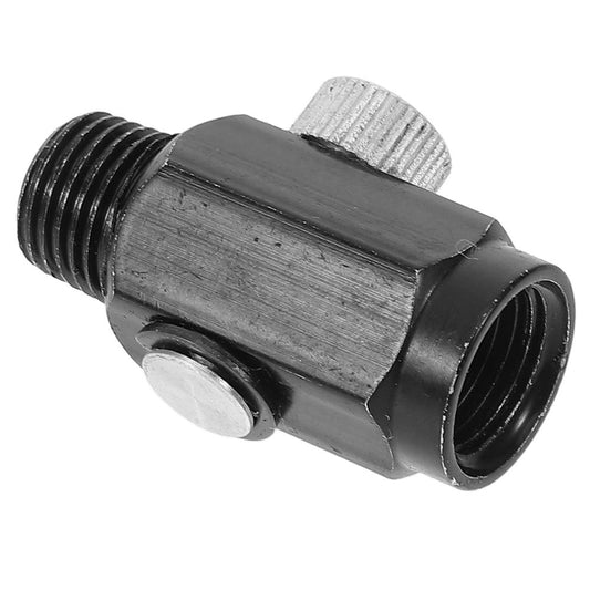 Portable Black Air Valve for Pneumatic Supplies with Easy Pressure and Speed Control