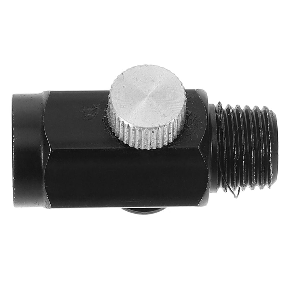Portable Black Air Valve for Pneumatic Supplies with Easy Pressure and Speed Control