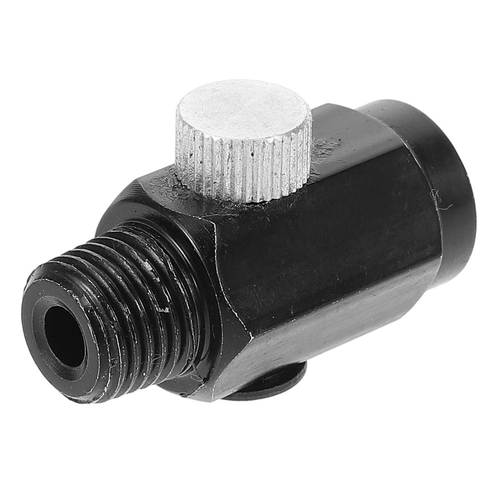 Portable Black Air Valve for Pneumatic Supplies with Easy Pressure and Speed Control