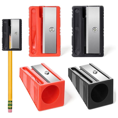 10Pcs High-Hardness Alloy Versatile Carpenter Pencil Sharpener, Pencil Pointer Carpenter Tool for Construction Site Carpentry Shop Diy Projects Pencil Maintenance