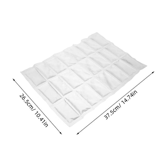 Transparent Reusable Gel Ice Pack for Cooling Therapy with Even Chill Technology and Cold