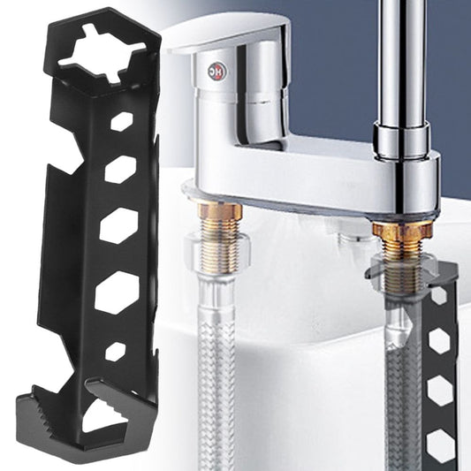 Portable Multi Jaw Basin Plumbing Wrench Labor Saving Hand Tool For Kitchen Bathroom Undersink Faucet Tight Nut Disassembly Work