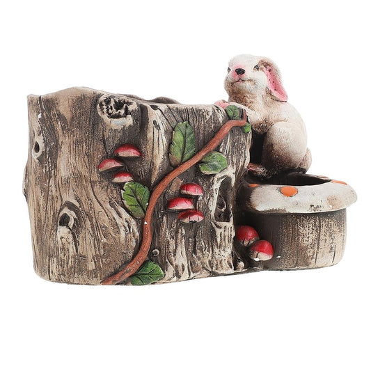 Concrete Flowerpot Rabbit Shape Multi Cement 1 Pcs