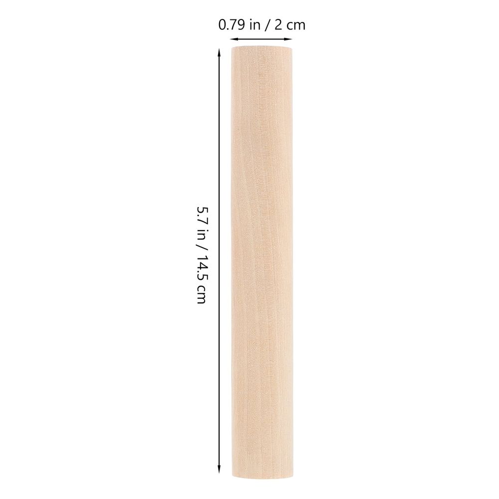 Clay Shaping Tool Wooden Hand Roller for Artists and Crafters