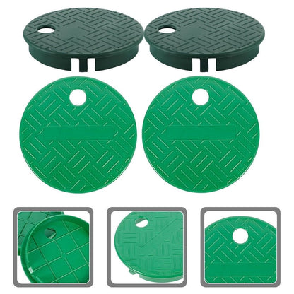 Outdoor Sprinkler Box Covers, Green Plastic for Lawn Irrigation Systems