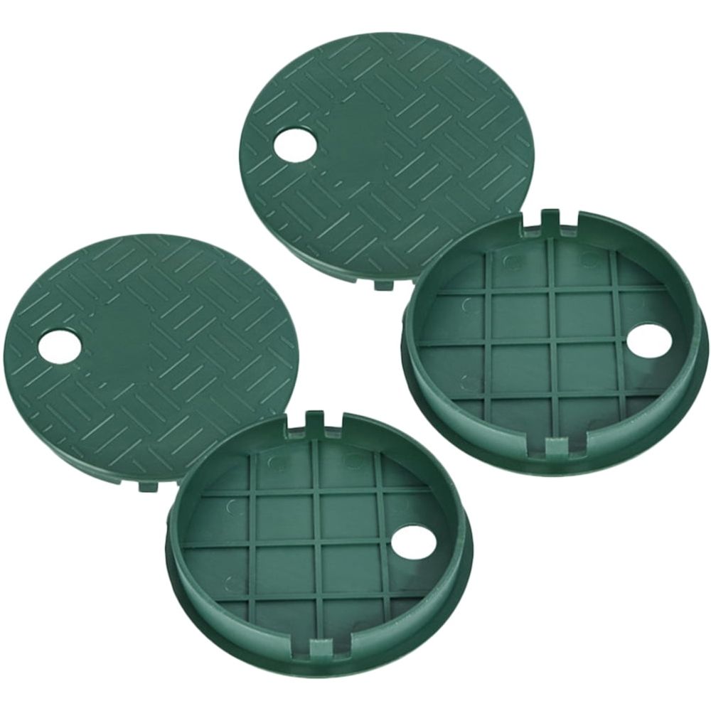 Outdoor Sprinkler Box Covers, Green Plastic for Lawn Irrigation Systems
