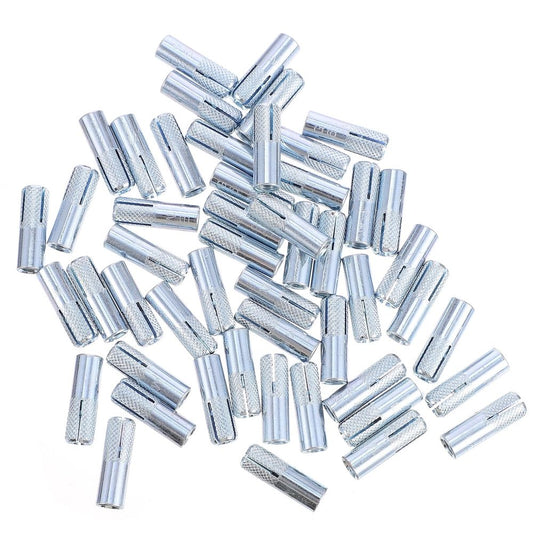 50 Inside Screw Drop- in Anchor Zinc Plated 1/ 2- Inch Internal Thread Powers Pegs Fastener Concrete Anchor