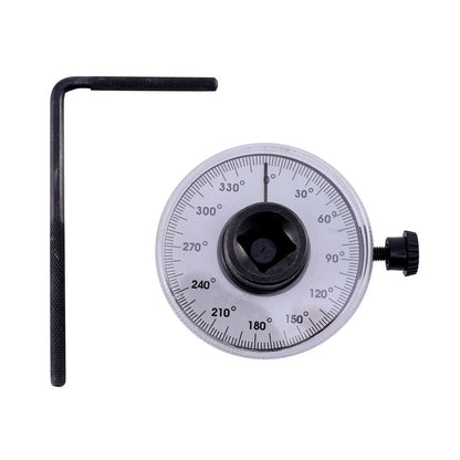 Adjustable Torque Wrench with Precast Angle Gauge Black for Repair Use