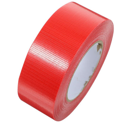 1 Roll Adhesive Red Duct Tape Fabric Waterproof Indoor Outdoor Use