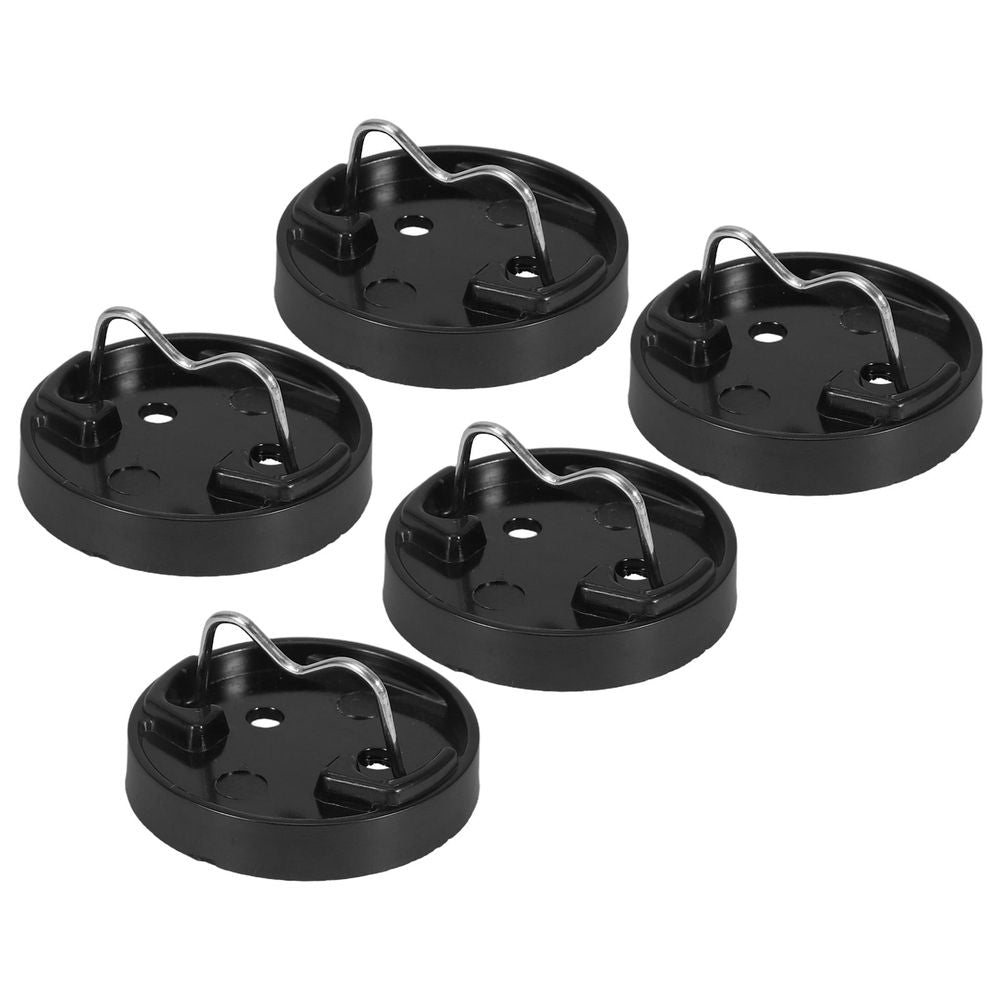 5Pcs Portable Small Soldering Iron Stand Black Soldering Tool Holder for Desktop Repair