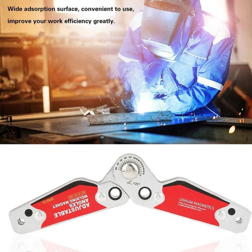 Adjustable Multi-Angle Welding Magnet Clamp Tool Strong NdFeB Magnet Magnetic Welding Fabri V7M8 Clamp 20-200 Degree for Welding