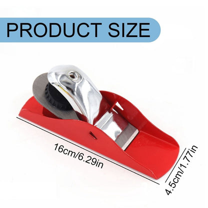 1 PCS Hand Planer Small Trimming Planer, Woodworking Pocket Plane Hand Plane with Blade Adjustable Block Plane and 1 Wood Fixe for Trimming Projects Carpenter DIY Model Making