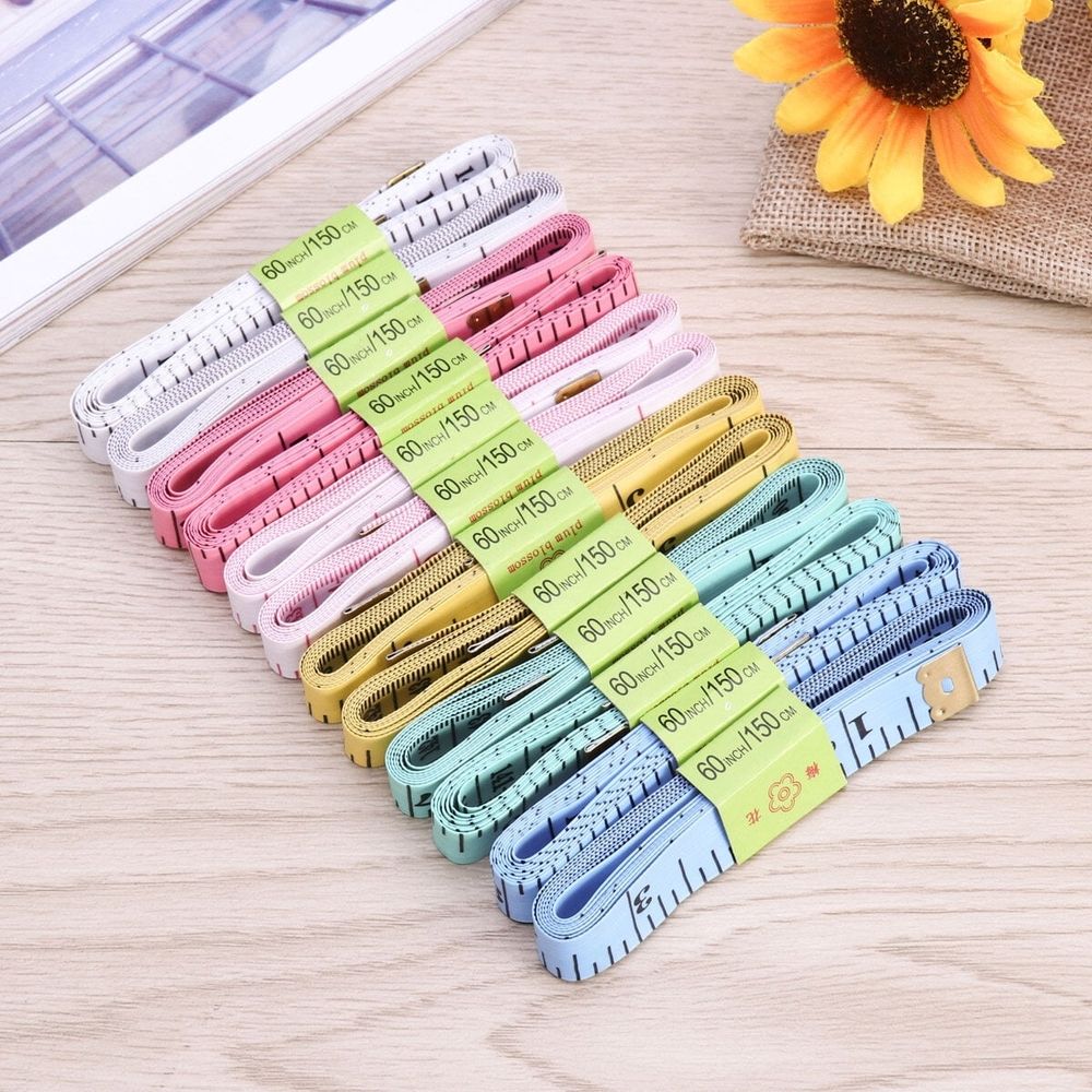 Lightweight Flexible Measuring Tape with Strong Plastic Construction for Accurate Measuring Tasks