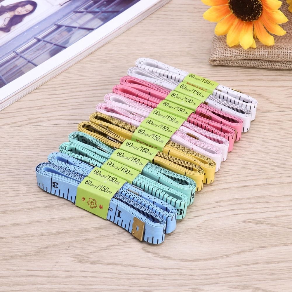 Lightweight Flexible Measuring Tape with Strong Plastic Construction for Accurate Measuring Tasks