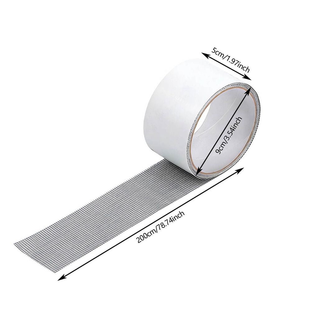 Black Window Screen Tape Strong Fiberglass Mesh Patch For Window & Door Screen Tears Plaster Wall Washers Foam Wall Filler Plaster Wall Large Crack Filler Plaster Wall for Holes Chalked up Stucco