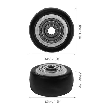 4-Pack Heavy Duty Small Swivel Caster Wheels for Hand Trucks, Utility Carts, and Smooth Rolling Performance