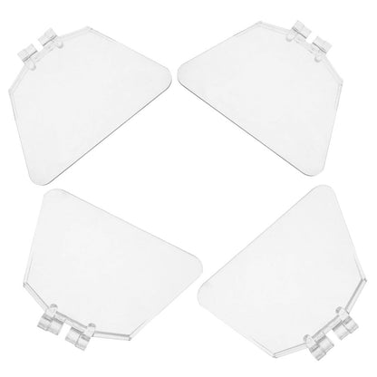 4-Pack Transparent Eye for Bench Safety Guards Replacement Kit Accessories for Attachments