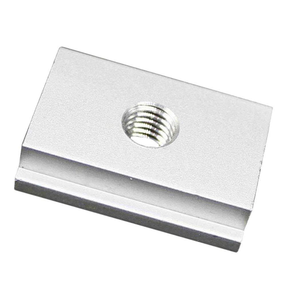 10PCS T-Slider for T-Slot, M6 T-Track Slider Sliding Nut Aluminum Alloy T Slot Nut for Woodworking Tool Jigs Screw Slot Fastener