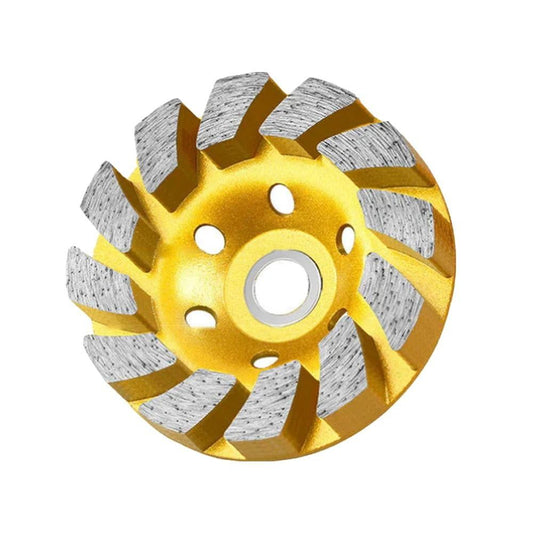 4 Inch Concrete Grinding Wheel for Angle Grinders, Heavy Duty Diamond Disc for Masonry, Stone, Tile, 10mm Thickness, 7/8" Arbor