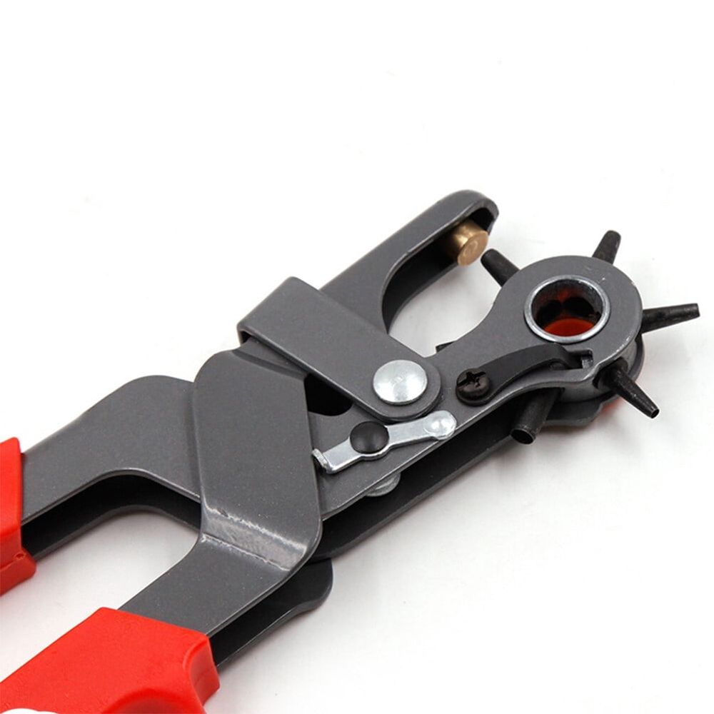 Heavy Duty Metal Hole Punch Pliers for Belts and Crafts, Single Handheld Punching Tool for Precise Projects