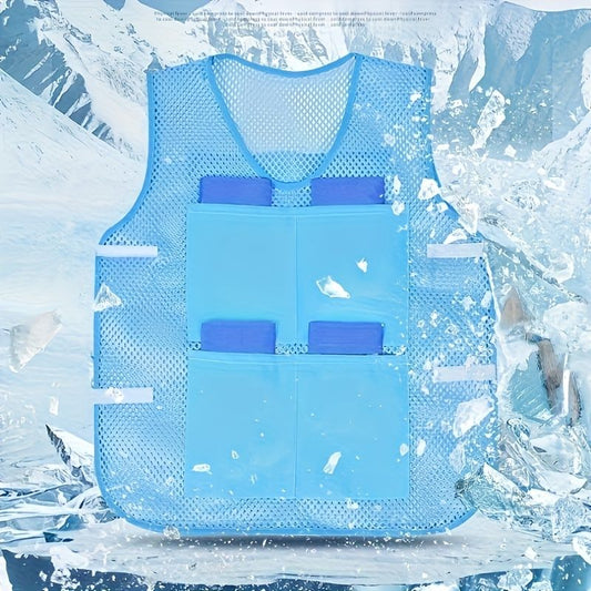 Summer Cooling Ice Packs, Reusable Heat Dissipation Cold Pads for Cooling Vest and Outdoor Heat Prevention