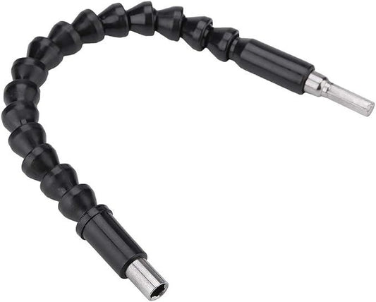 Flexible Screwdriver Drill Bit Extension, 1/4" Hex Magnetic Drill Extender for Computer Chassis and Electrical Cabinets
