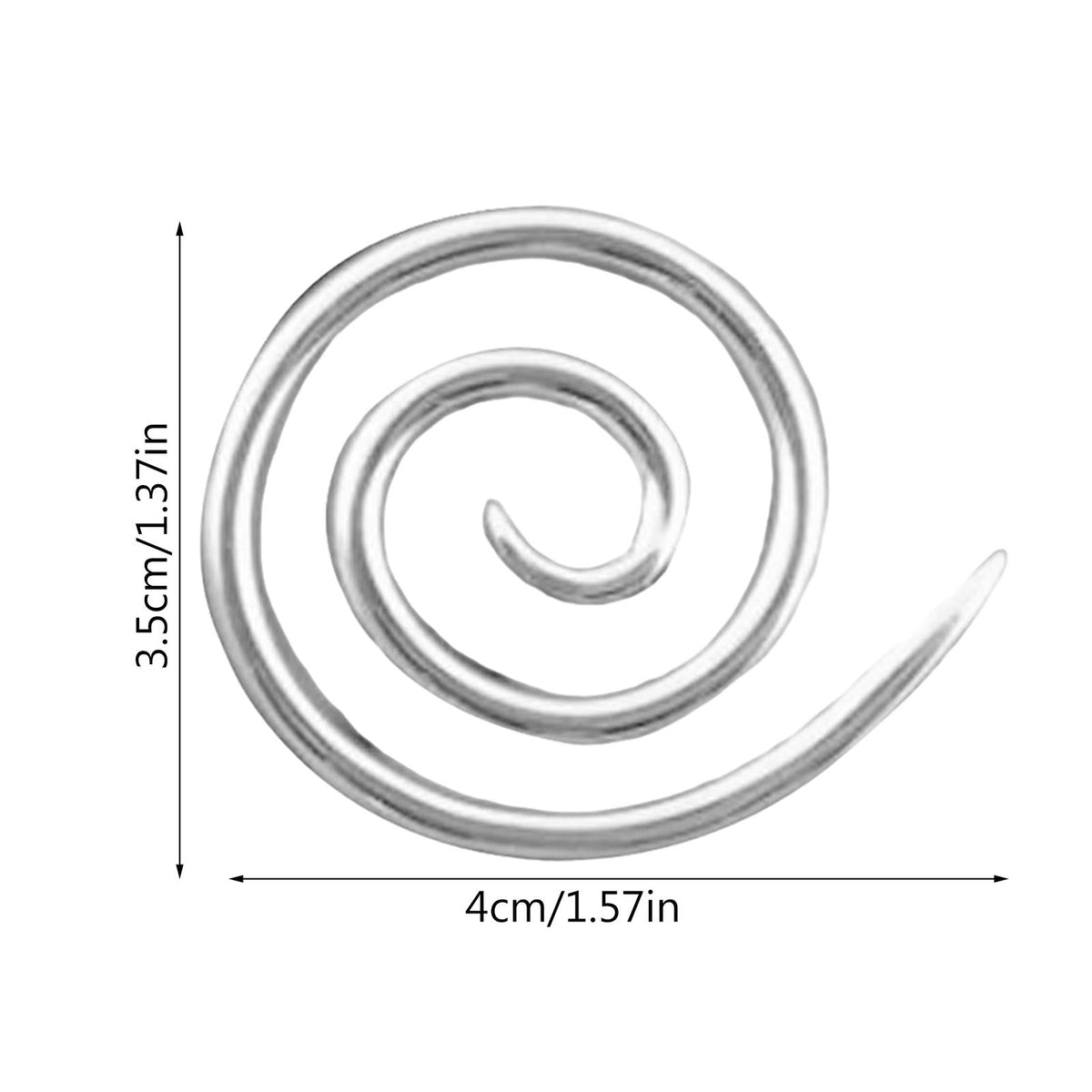 6 PCS Spiral Cable Knitting Needle Handmade Knitting Tool Stainless Steel Bent Tapestry Needles Spiral Cable Needle