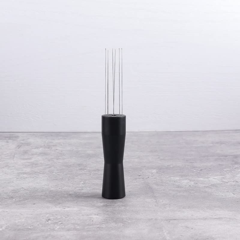 Coffee Stirrer, Coffee Stirring Tamper Distribution Tool, Needle Type Distributor Hand Stirrer Tool (Black)