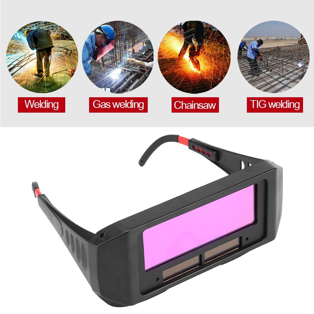 Welding Glasses Solar Auto Darkening Welding Goggles, Safety Protective Welding Glasses Welder Eyes Glasses,Mask Helmet Eyes